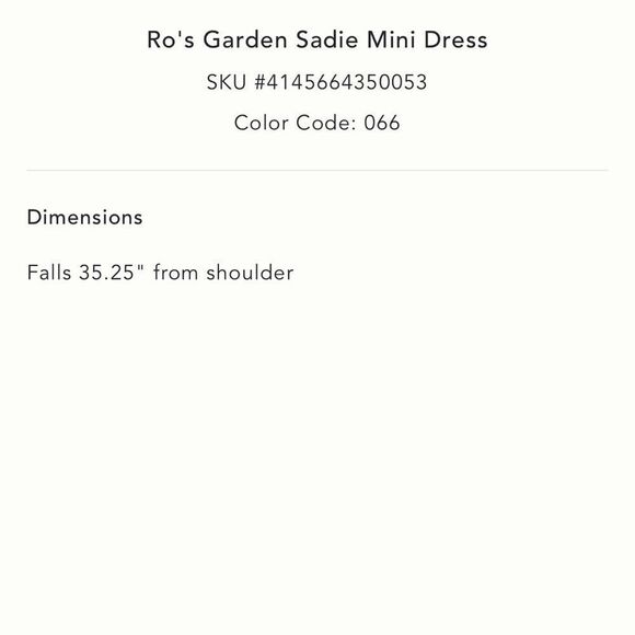 Ro’s Garden x Anthropologie Sadie Mini Dress- Red Gwyneth - Picture 5 of 8